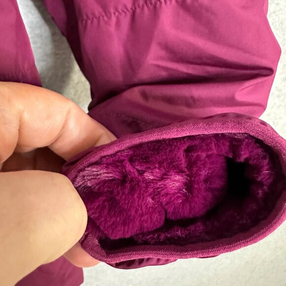 The North Face Kids Mossbud Reversible Parka Hooded Jacket Large 12 New $150 - Picture 7 of 17